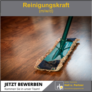 Reinigungskraft (m/w/d)